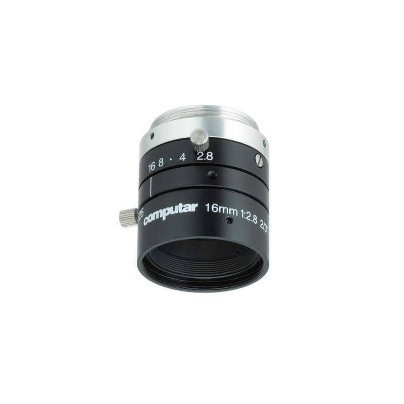 Computar M1628-MPW3 16 mm 2/3″ ƒ/2.8 - ƒ/16 Fixed Focal Length Lens