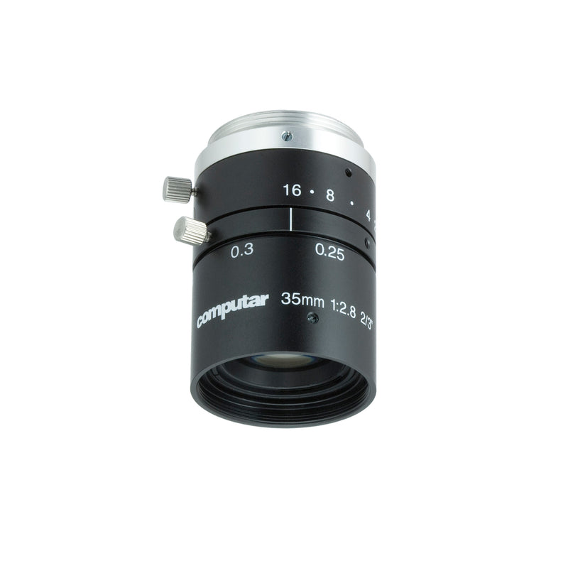Computar M3528-MPW3 35 mm 2/3″ ƒ/2.8 - ƒ/16 Fixed Focal Length Lens