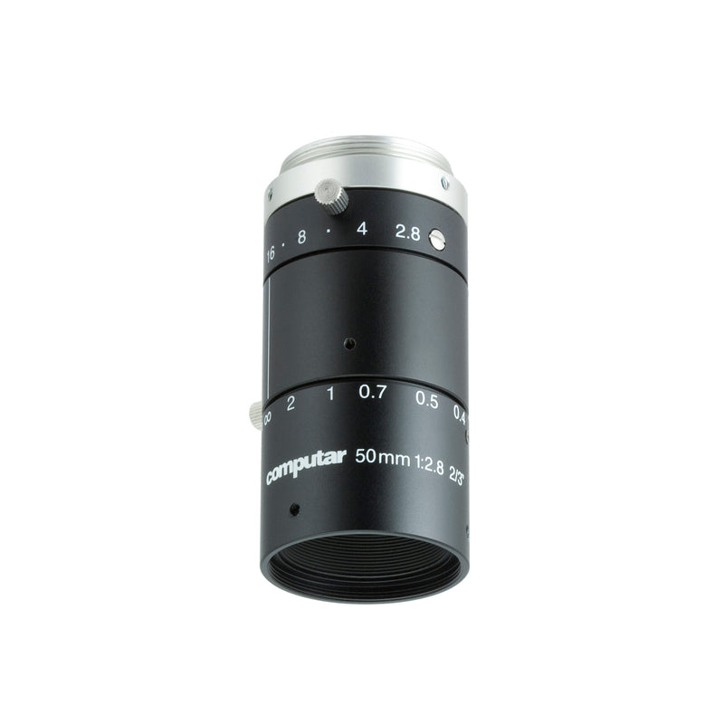 Computar M5028-MPW3 50 mm 2/3″ ƒ/2.8 - ƒ/16 Fixed Focal Length Lens