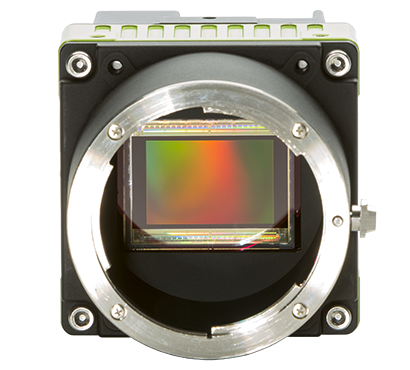 JAI SP-45001C-CXP4-M42 Machine Vision Camera Front View (F Mount Shown)
