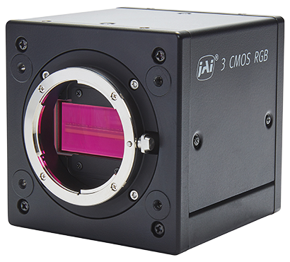 JAI SW-4000T-MCL-M52 Line Scan Front Isometric View (F Mount Shown)