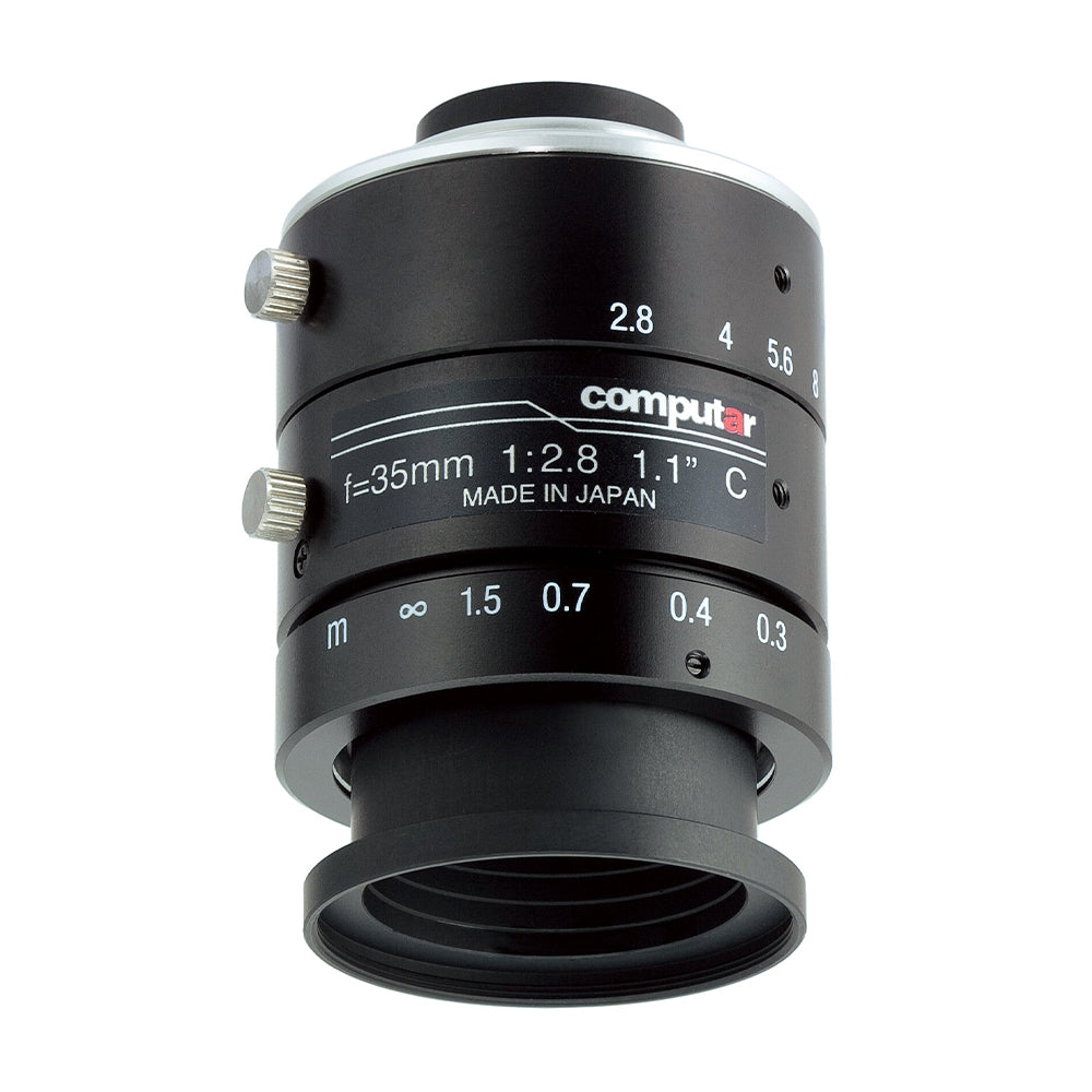 Computar V3528-MPY 35 mm 1.1″ ƒ/2.8 - ƒ/16 Fixed Focal Length Lens