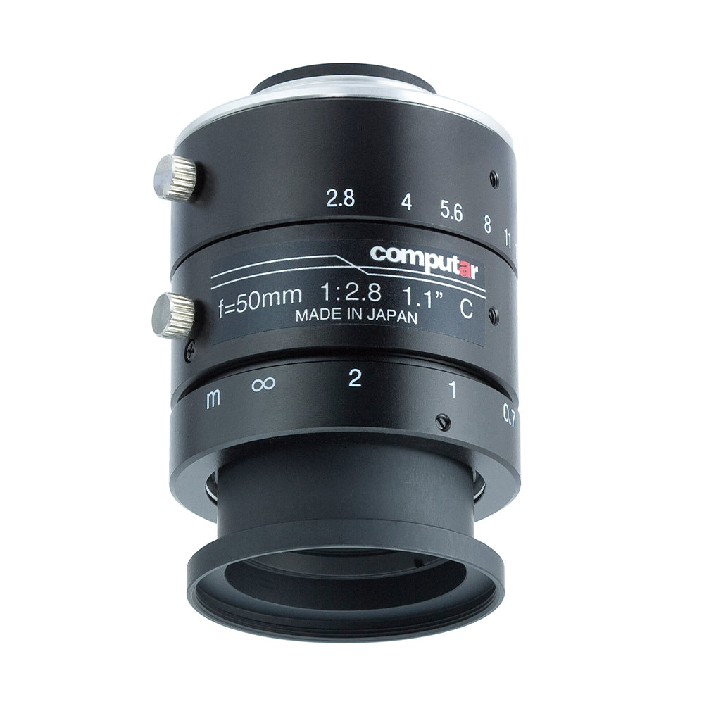 Computar V5028-MPY 50 mm 1.1″ ƒ/2.8 - ƒ/16 Fixed Focal Length Lens