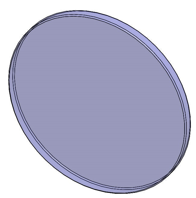 500159 Tempered Soda Lime Glass Replacement Viewport for 24C Enclosures | APG Vision