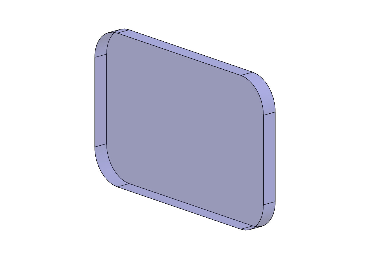 500202 Acrylic Replacement Viewport for 42D and 42S Enclosures | APG Vision