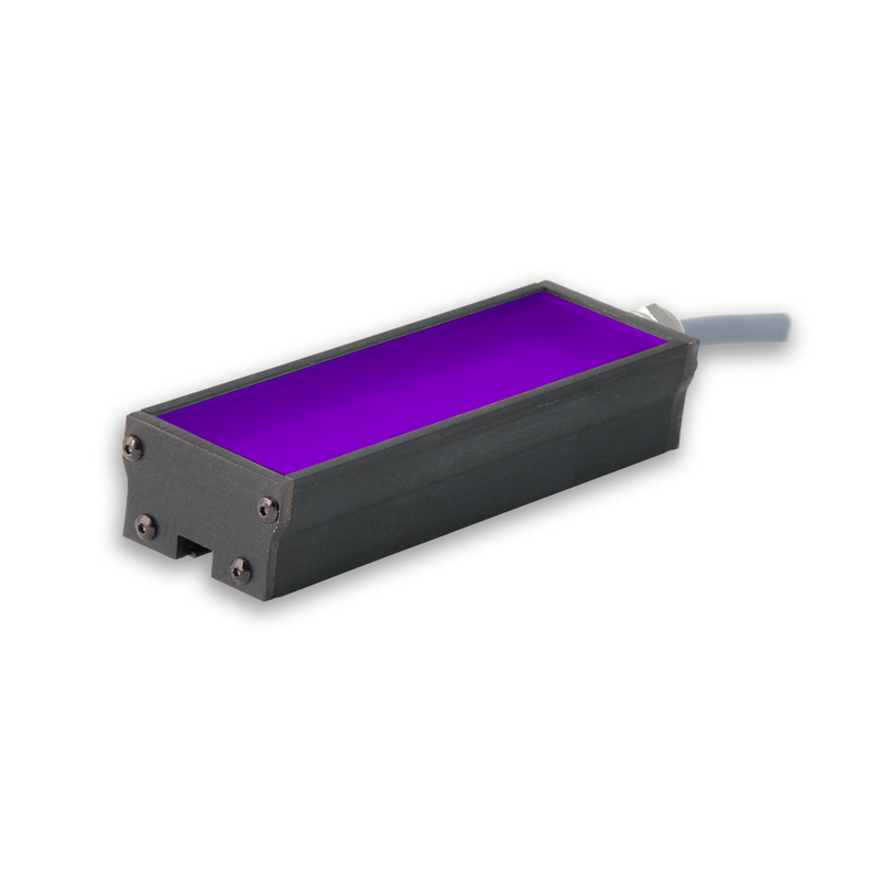 AL11604-405I3S High Dispersion Wide Bar Light, 405nm Violet, 04 in, ICS 3S (I3S) Driver| Advanced Illumination