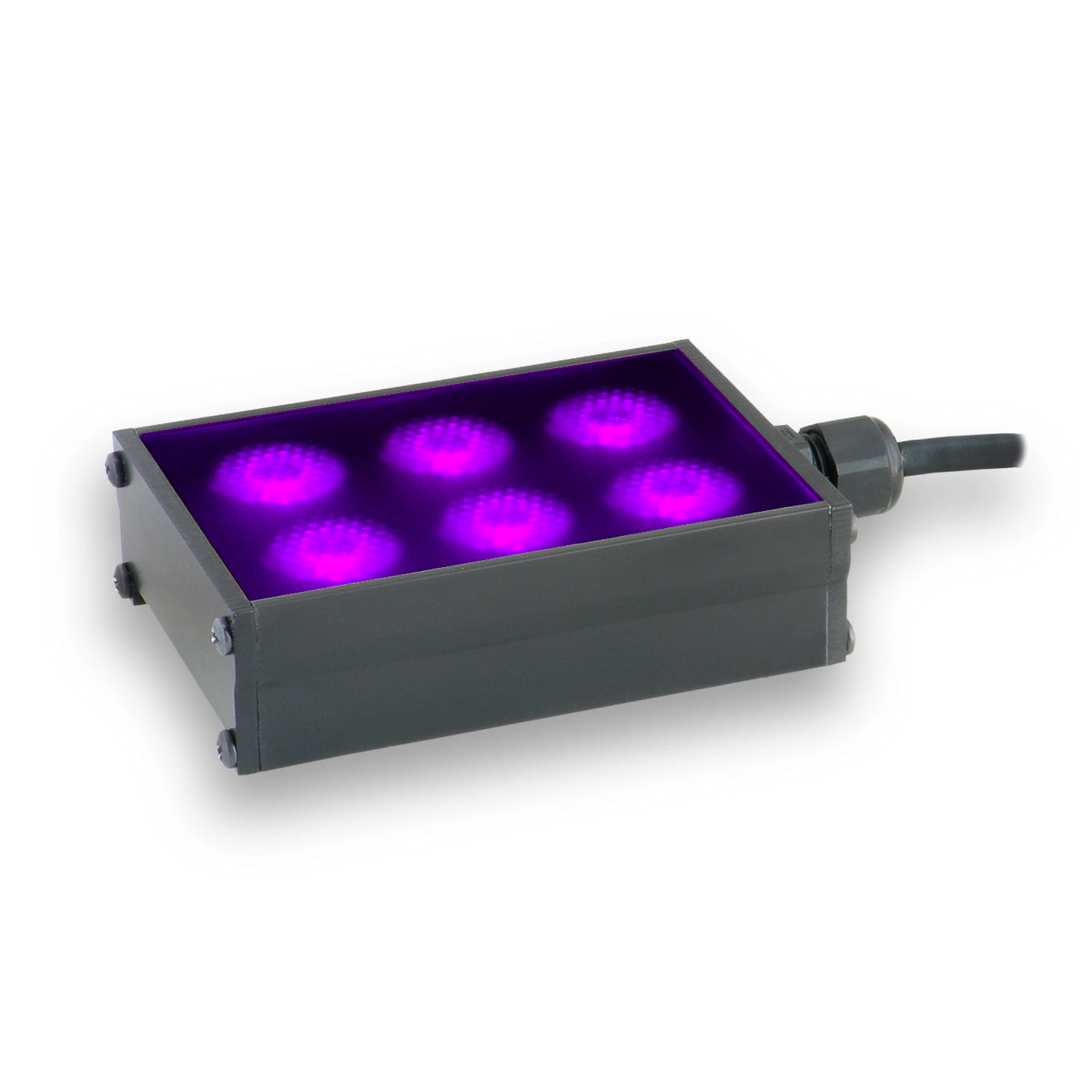 AL143M-39524 2x3 Spot Light, UV (395nm), 24 Volt Driver | Advanced Illumination