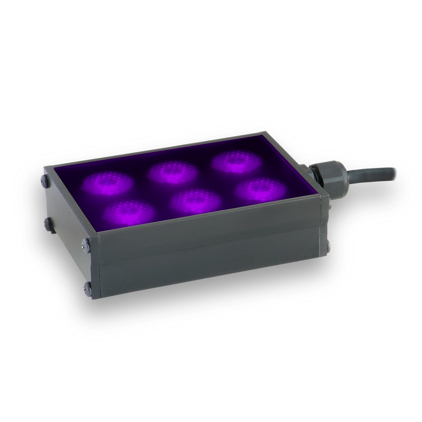 AL143M-405I3S 2x3 Spot Light, Violet (405nm), ICS 3S (I3S) Driver | Advanced Illumination
