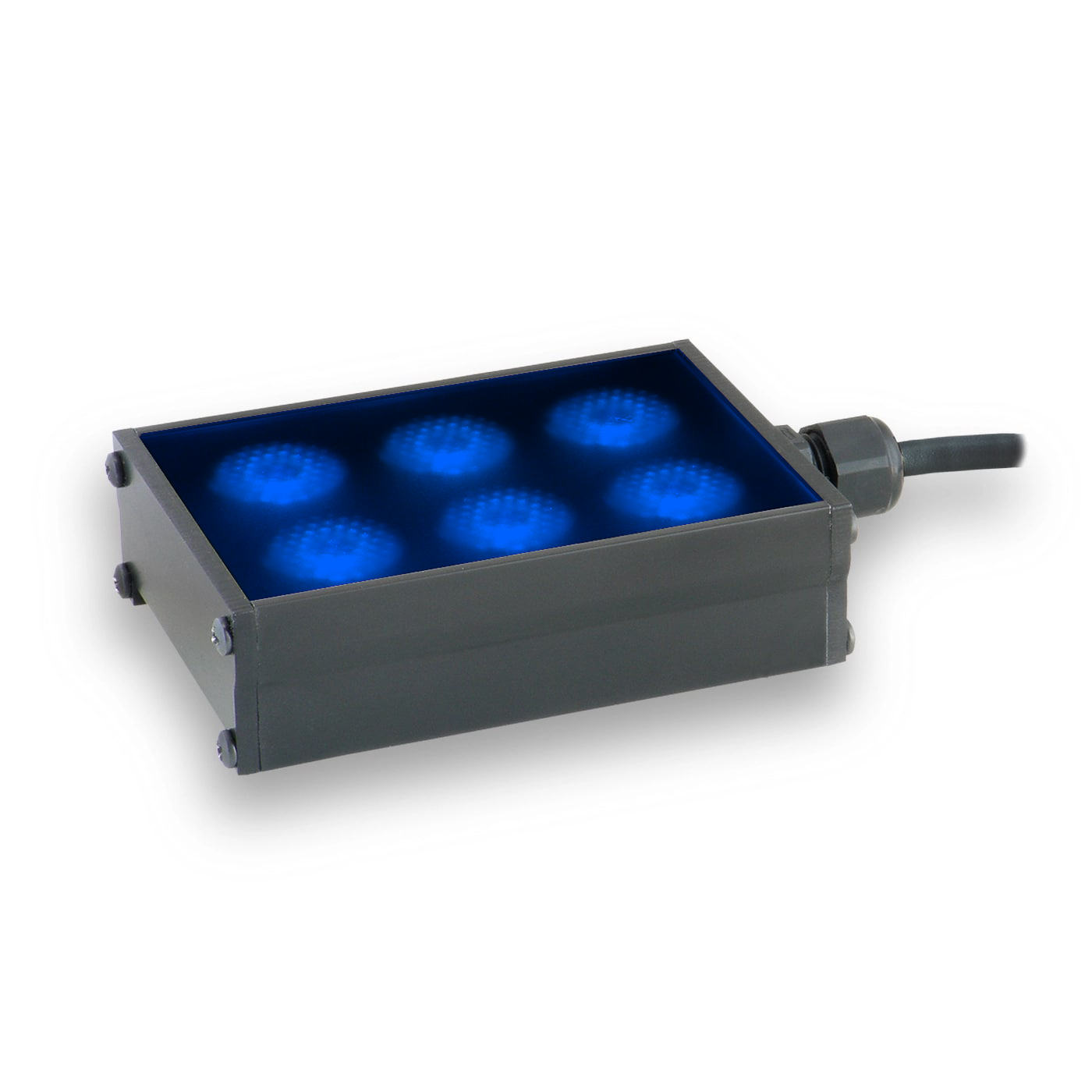 AL143M-470I3S 2x3 Spot Light, Blue (470nm), ICS 3S (I3S) Driver | Advanced Illumination