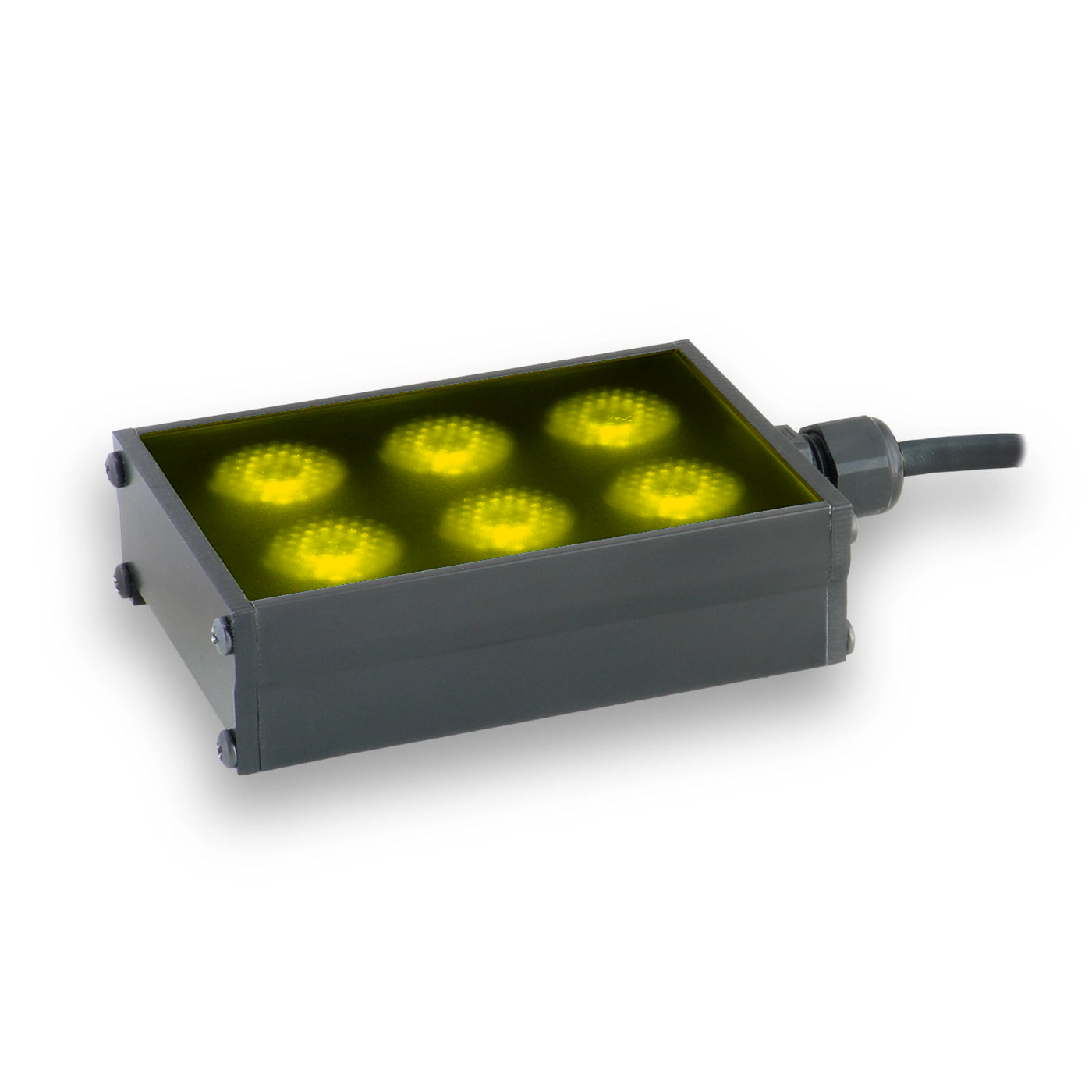AL143M-59024 2x3 Spot Light, Amber (590nm), 24 Volt Driver | Advanced Illumination