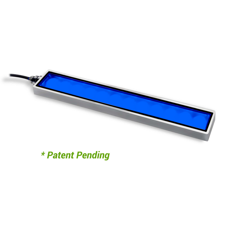 AL247M12-45524 UltraSeal Bar Light, 455nm Royal Blue, 12 in, 24 Volt Driver| Advanced Illumination