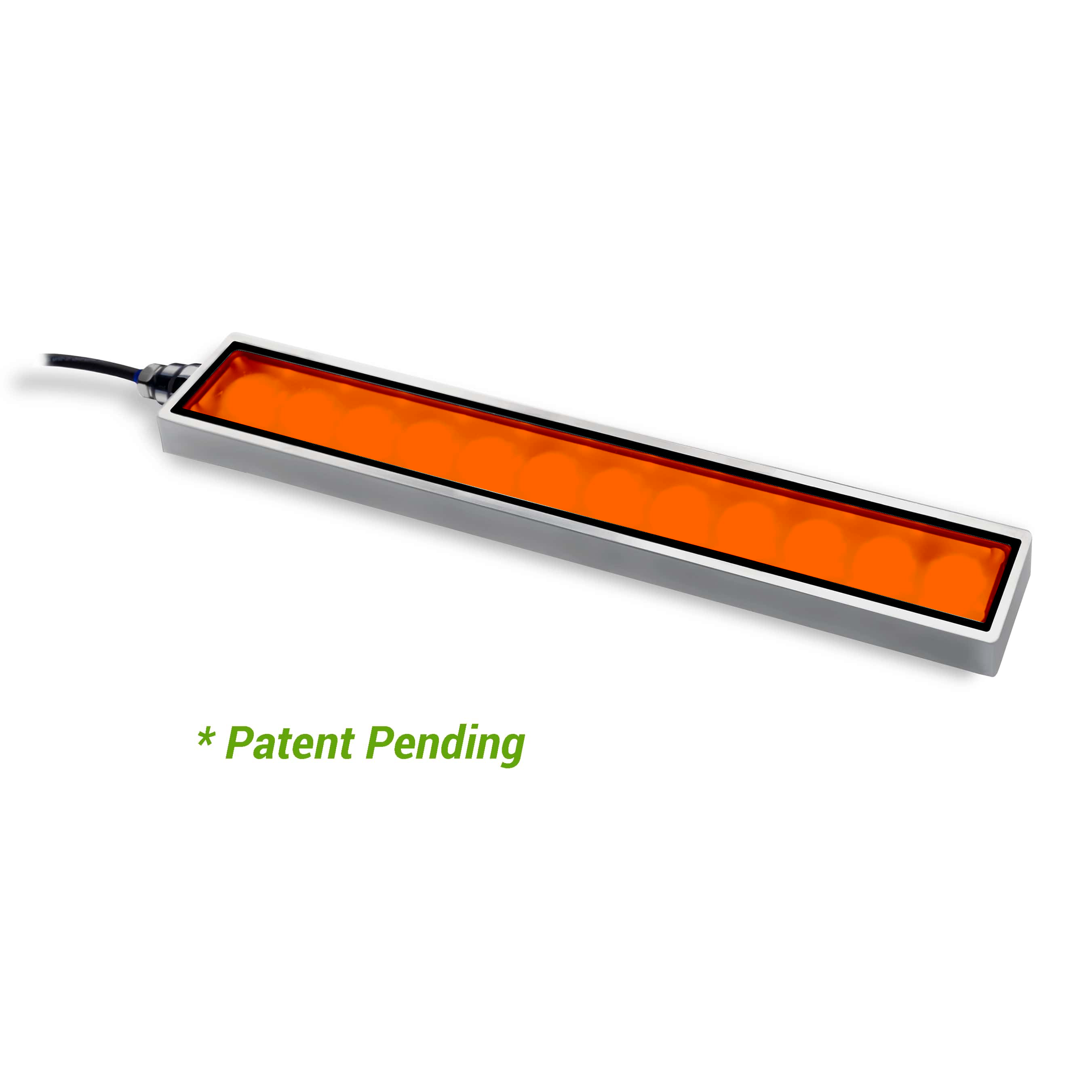 AL247M12-62524 UltraSeal Bar Light, 625nm Red Orange, 12 in, 24 Volt Driver| Advanced Illumination