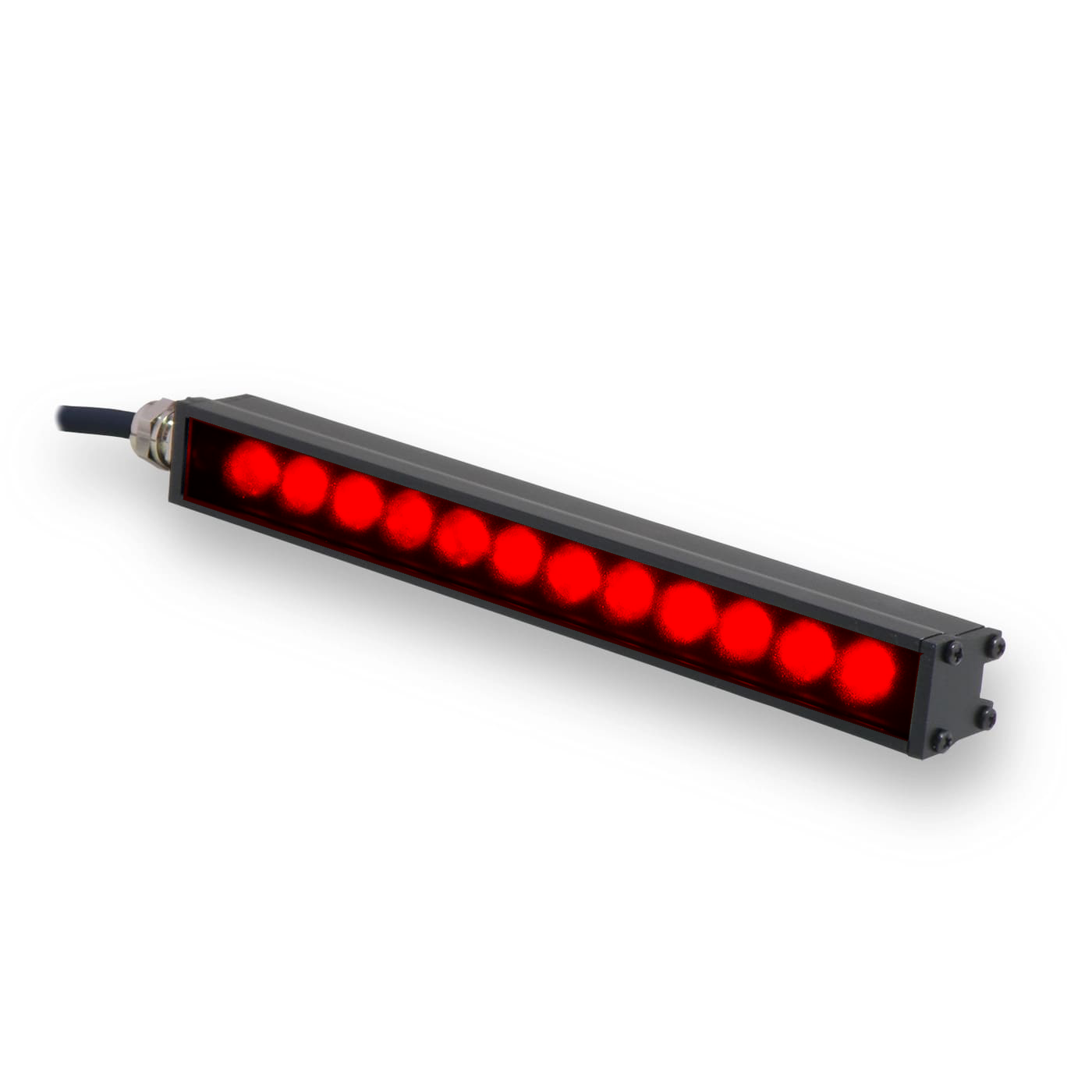 AL295M-225660I3S MicroBrite Bar Light, 660nm Red, 225 mm, ICS 3S (I3S) Driver| Advanced Illumination