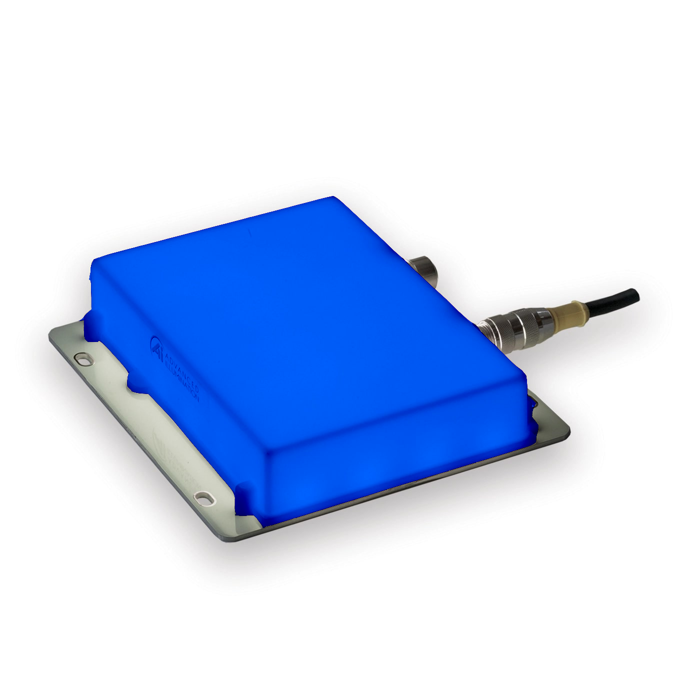 BL-S100150-455 EuroBrite Large Backlight, 455nm Cyan, 100mm x 150mm, EuroBrite Driver| Advanced Illumination