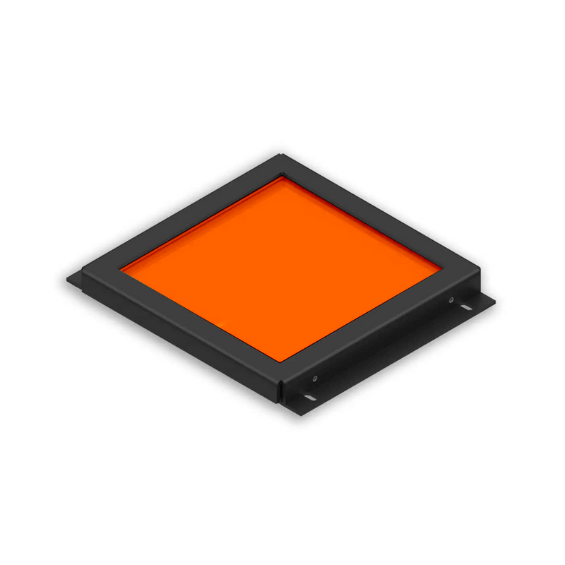 BT100100-625I3S MicroBrite BackLight, 625nm Red Orange, 100 mm x 100 mm, ICS 3S (I3S) Driver| Advanced Illumination