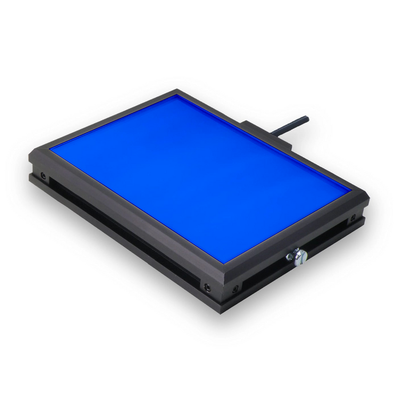 CB1414-47024 Backlit Collimated BackLight, 470nm Blue, 14 in x 14 in, 24 Volt Driver| Advanced Illumination