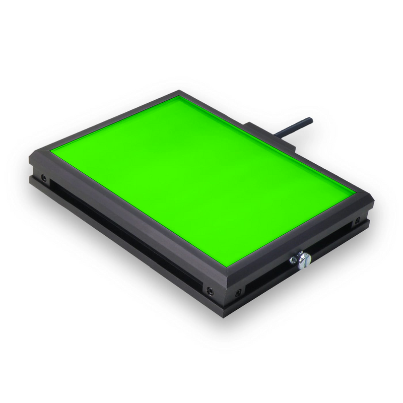 CB1212-52024 Backlit Collimated BackLight, 520nm Green, 12 in x 12 in, 24 Volt Driver| Advanced Illumination