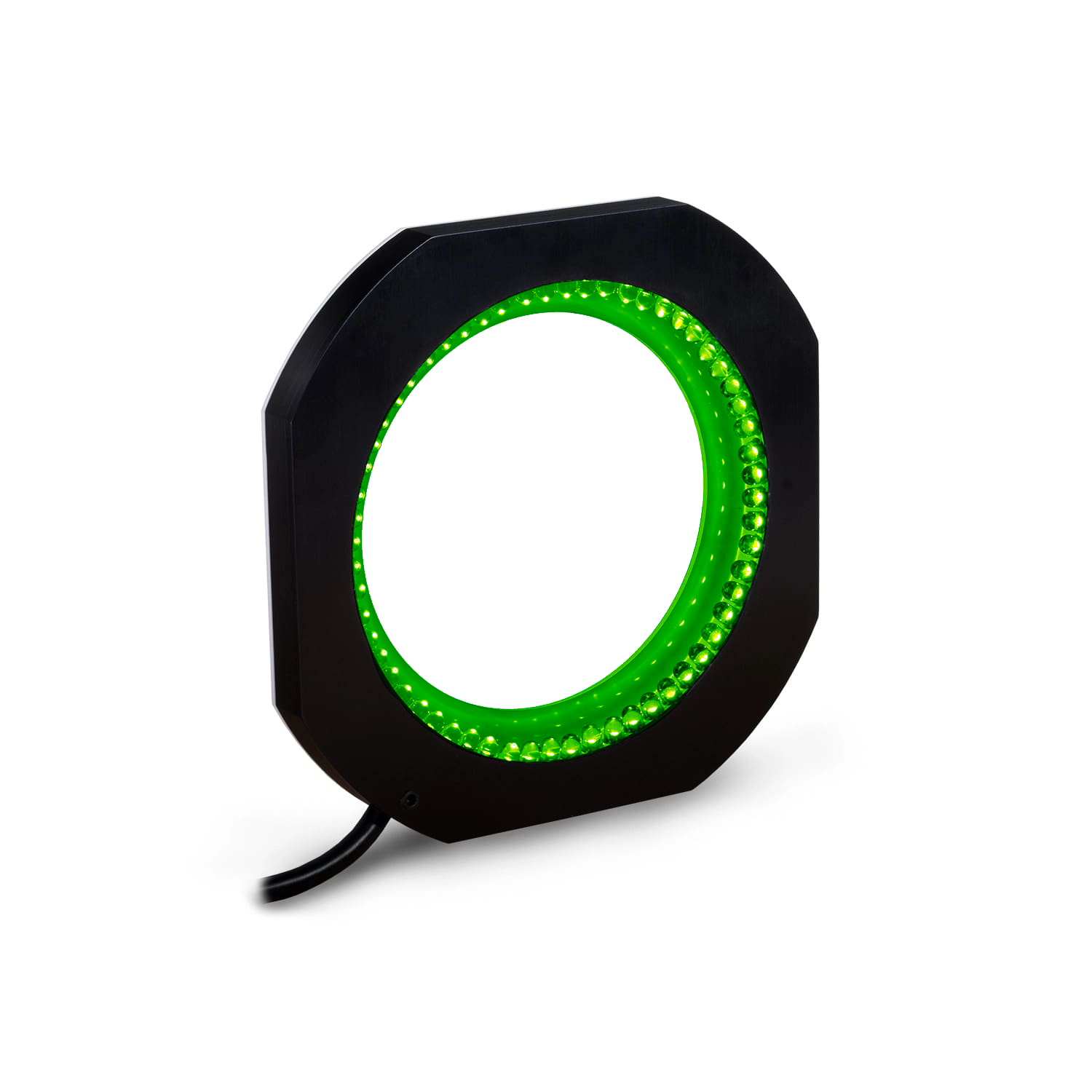 DF241-5202524 Small Low Angle Dark Field Light, 520nm Green, 24 Volt Driver| Advanced Illumination