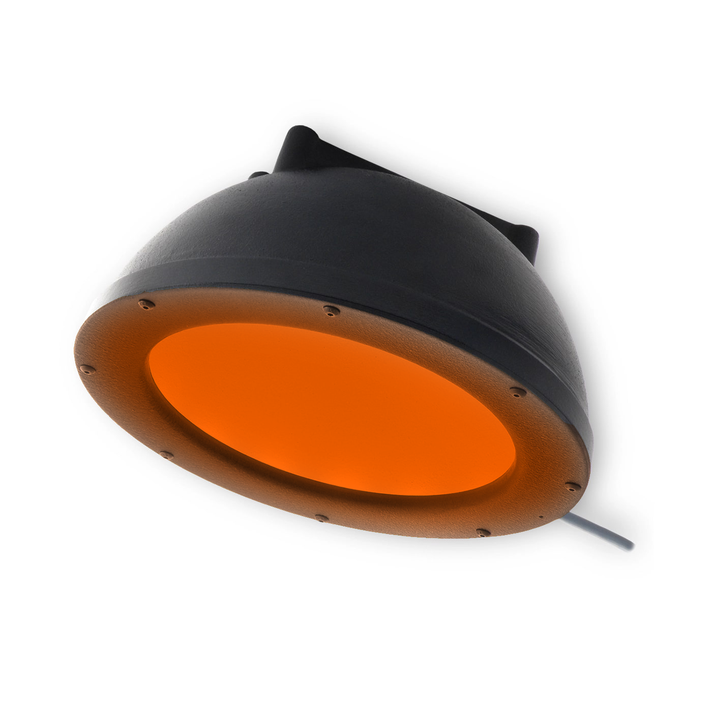 DL097-62524 Medium Dome Light, 625nm Red Orange, 24 Volt Driver| Advanced Illumination