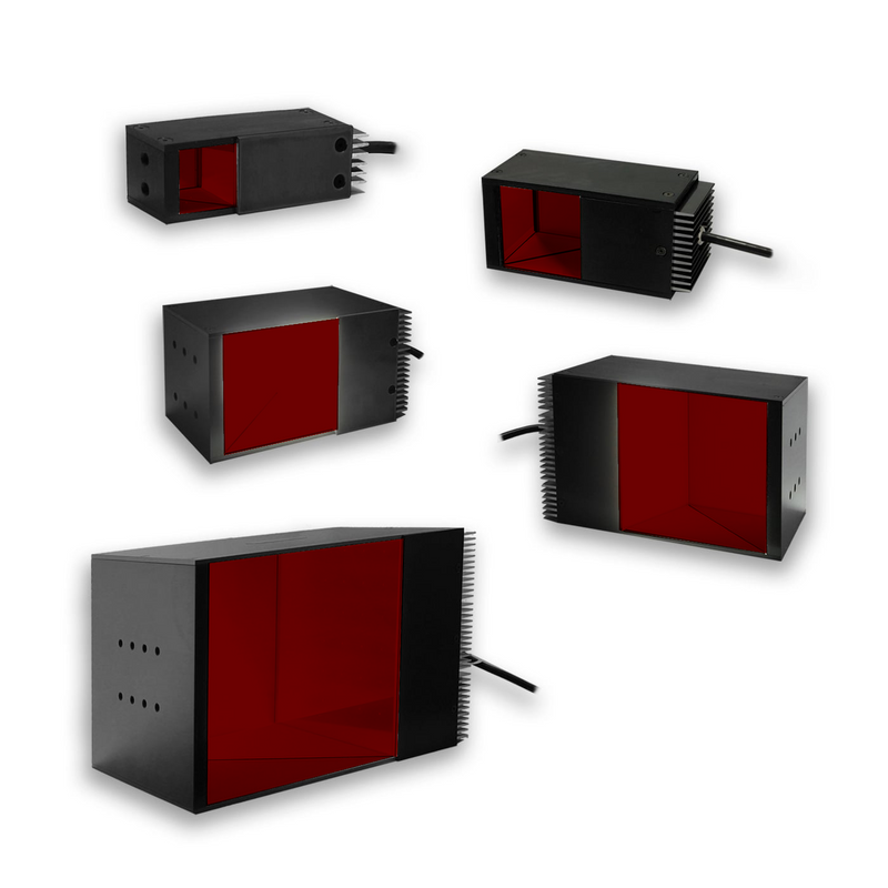 DL225-100850I3S Square Coaxial Light, 850nm Infra-Red (IR), 100 mm, ICS 3S (I3S) Driver| Advanced Illumination