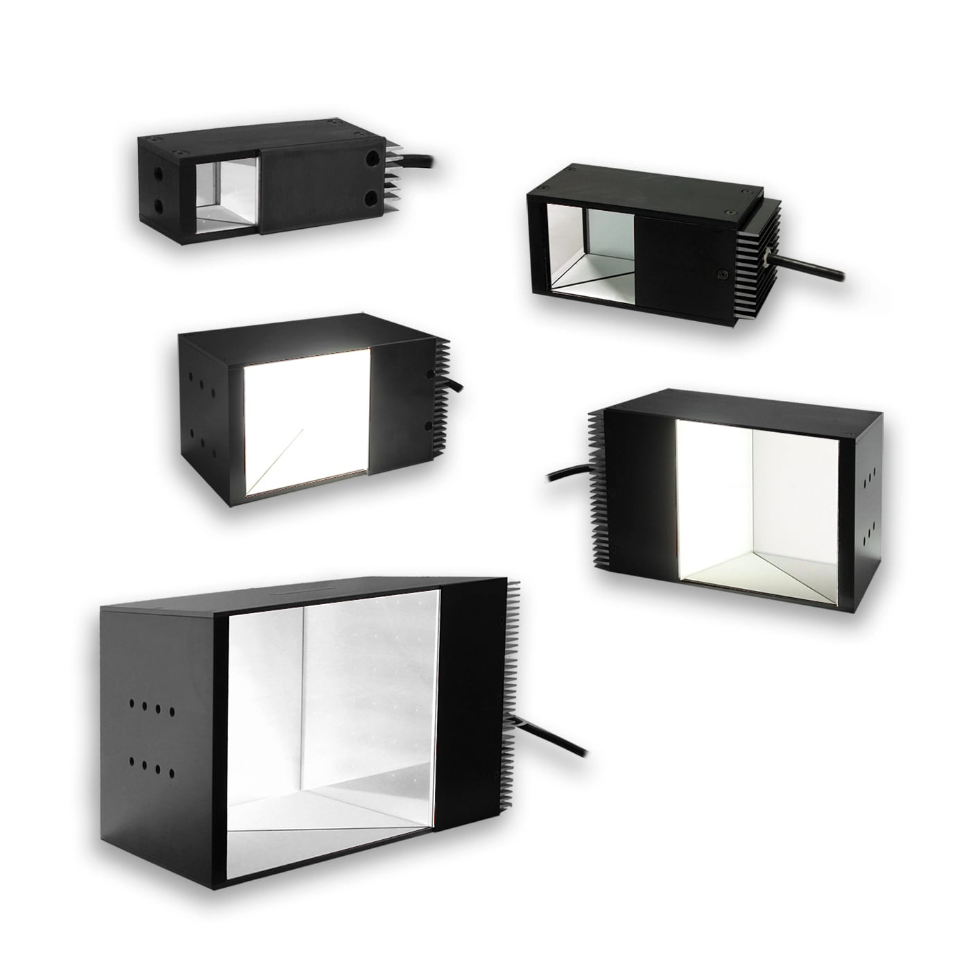 DL225-075WHII3S Square Coaxial Light, WHITE, 075 mm, ICS 3S (I3S) Driver| Advanced Illumination