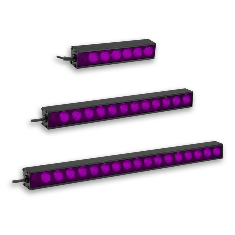 LL174M18-365I3S High Intensity Bar Light, 365nm Ultra-Violet (UV), 18 in, ICS 3S (I3S) Driver| Advanced Illumination