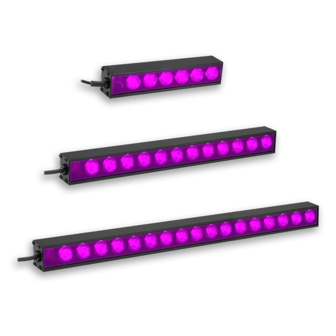 LL174M06-385I3S High Intensity Bar Light, 385nm Ultra-Violet (UV), 06 in, ICS 3S (I3S) Driver| Advanced Illumination