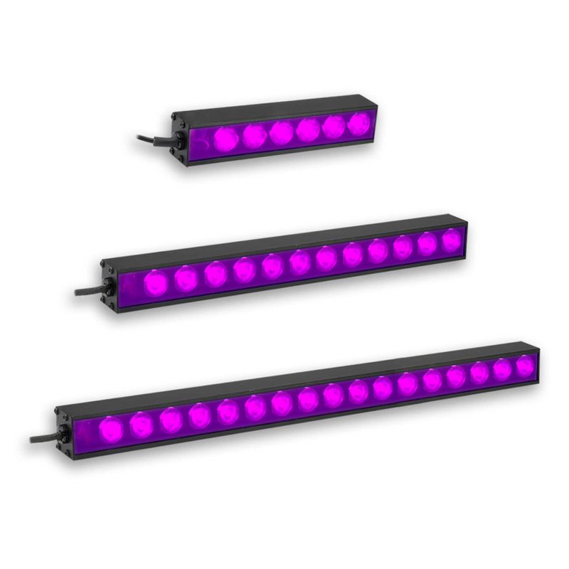 LL174M18-39524 High Intensity Bar Light, 395nm Ultra-Violet (UV), 18 in, 24 Volt Driver| Advanced Illumination