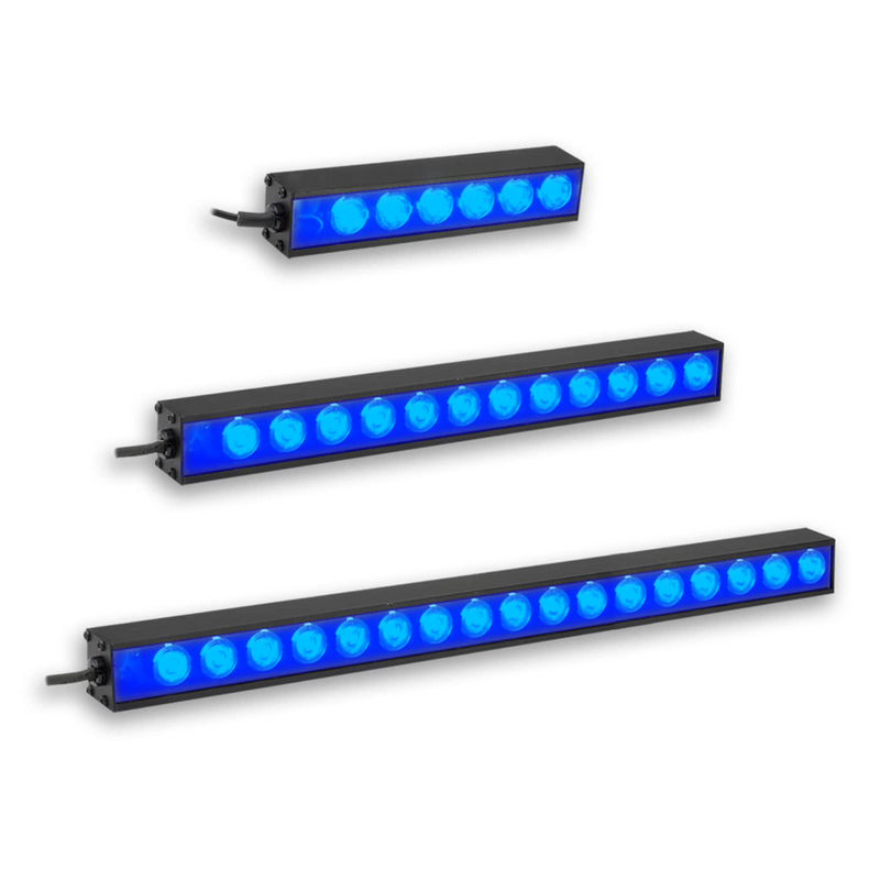 LL174M18-47024 High Intensity Bar Light, 470nm Blue, 18 in, 24 Volt Driver| Advanced Illumination