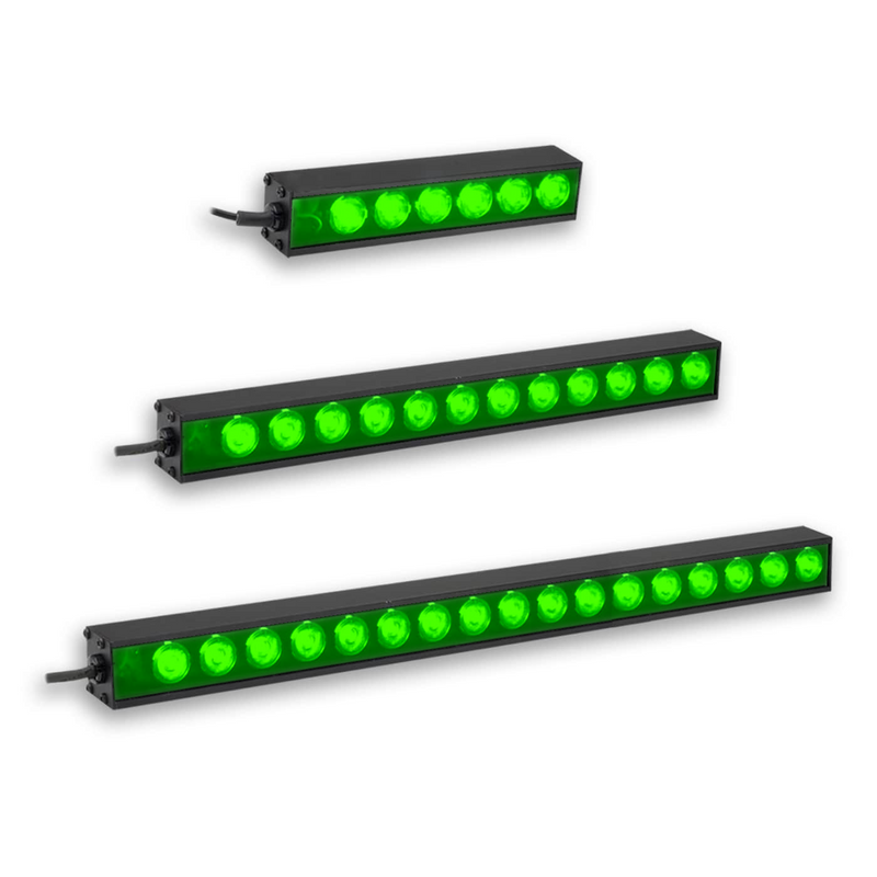 LL174W12-530I3S High Intensity Bar Light, 530nm Green, 12 in, ICS 3S (I3S) Driver| Advanced Illumination