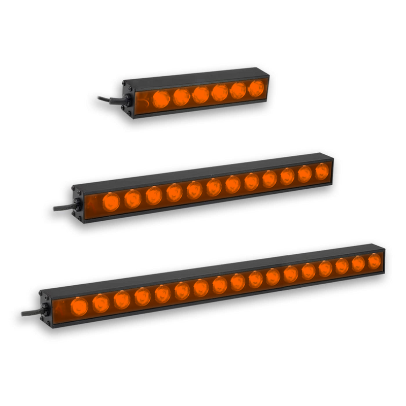 LL174W96-62524 High Intensity Bar Light, 625nm Red Orange, 96 in, 24 Volt Driver| Advanced Illumination
