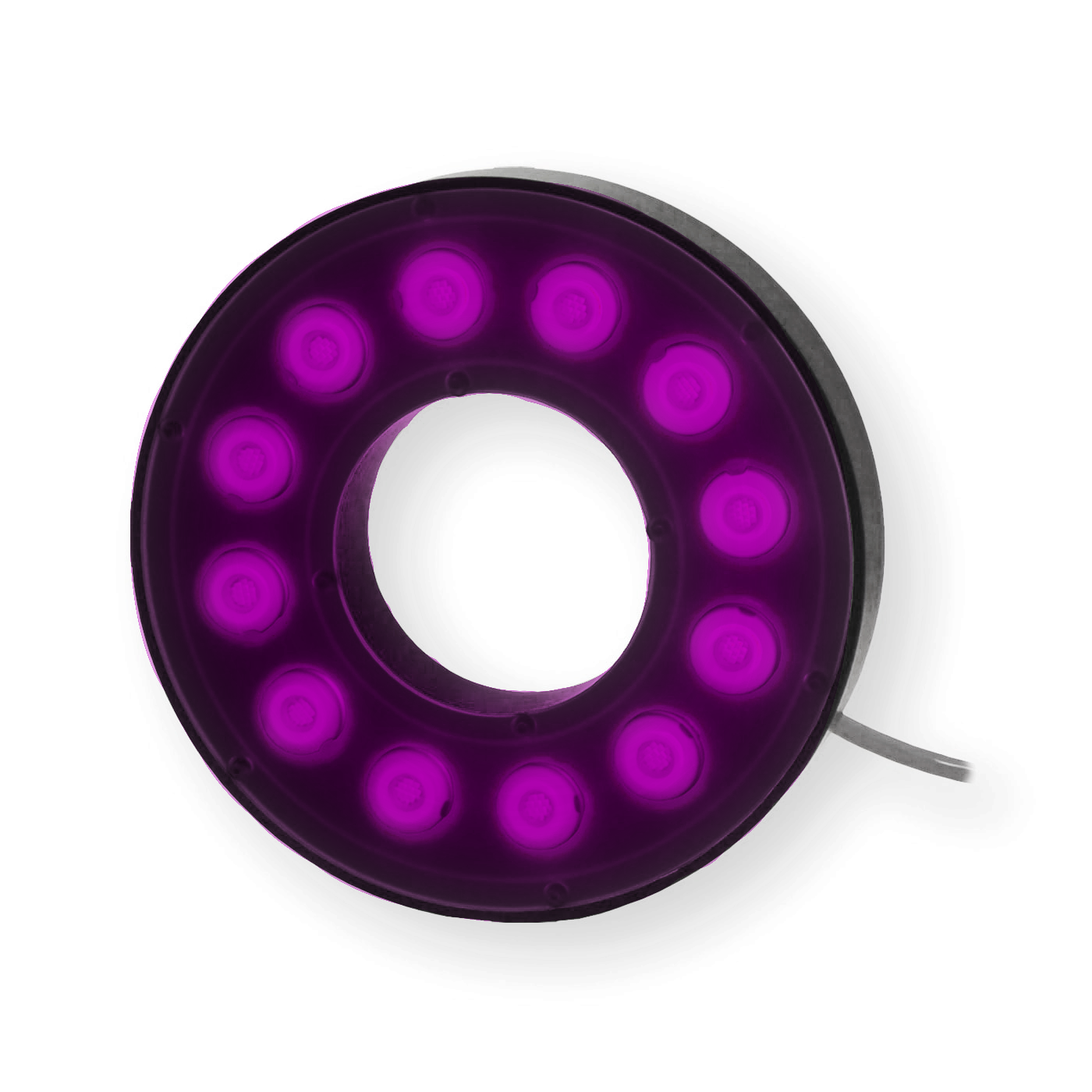 RL113M-375I3S High Intensity Bright Field Ring Light, 375nm Ultra-Violet (UV), ICS 3S (I3S) Driver| Advanced Illumination