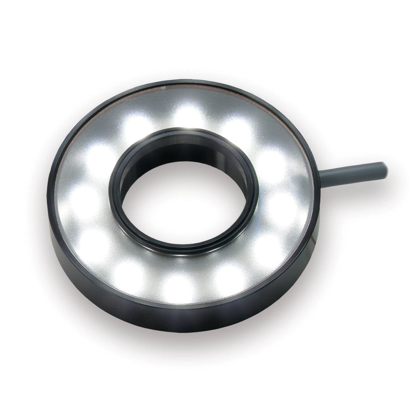 RL121-WHI24 Small High Dispersion Bright Field Ring Light, WHITE, 24 Volt Driver| Advanced Illumination