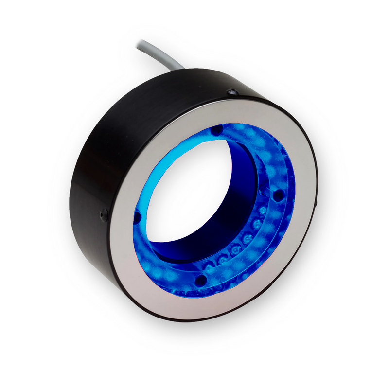 RL5064S-470I3S Dual Function Ring Light, 470nm Blue, ICS 3S (I3S) Driver| Advanced Illumination