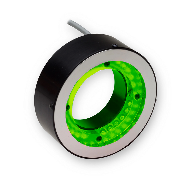 RL5064B-52024 Dual Function Ring Light, 520nm Green, 24 Volt Driver| Advanced Illumination