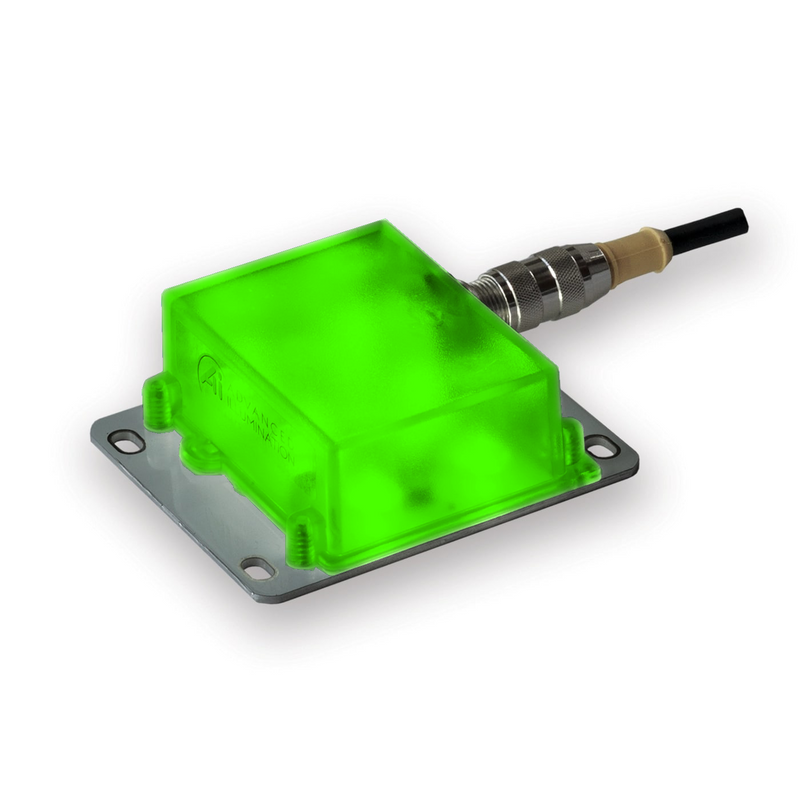 SL-S050075W-530 EuroBrite Small Spot Light, Green (530nm), EuroBrite Driver | Advanced Illumination