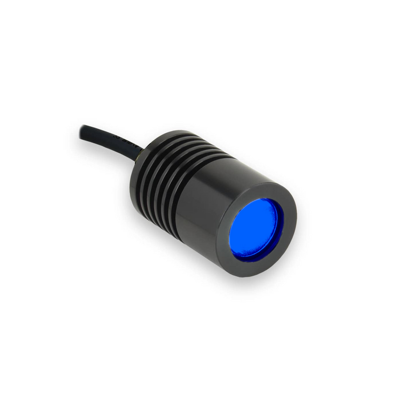SL164M-47024 Compact High Intensity Spot Light, Blue (470nm), 24 Volt Driver | Advanced Illumination