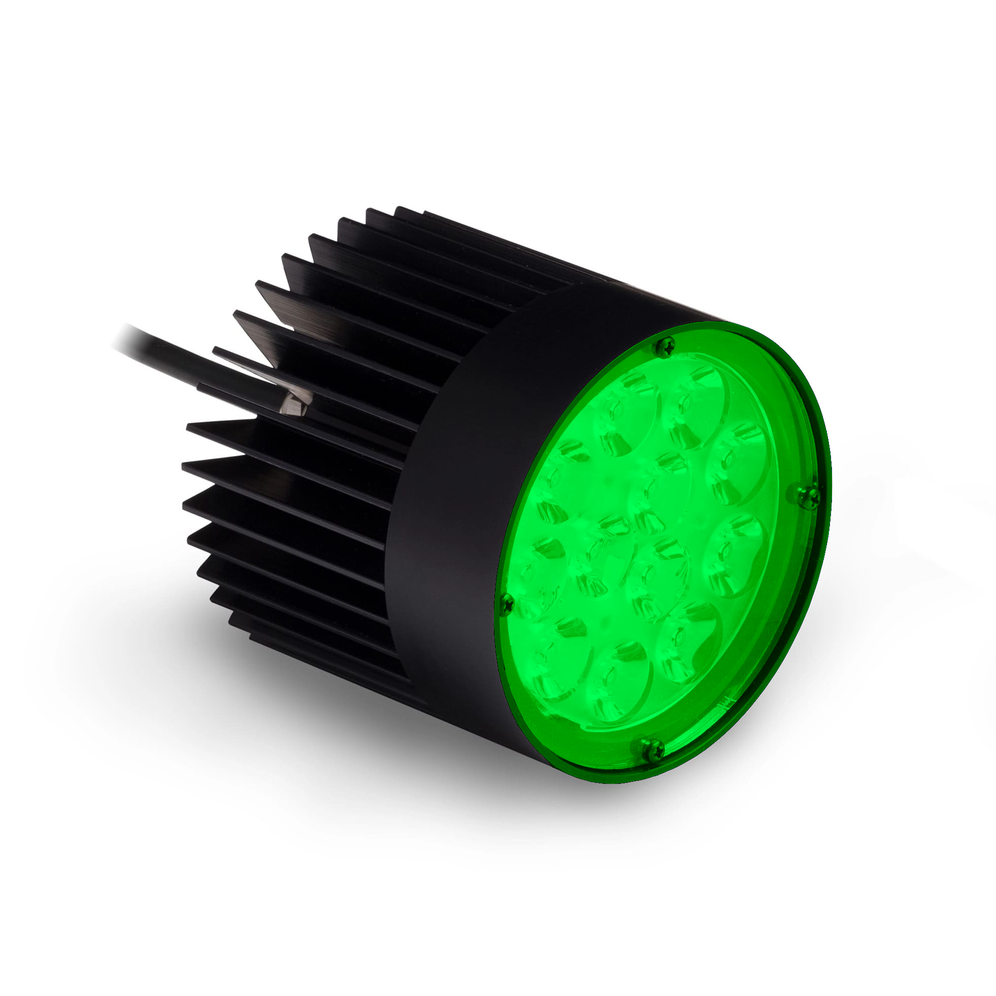 SL246-50524 High Intensity Spot Light, Cyan (505nm), 24 Volt Driver | Advanced Illumination
