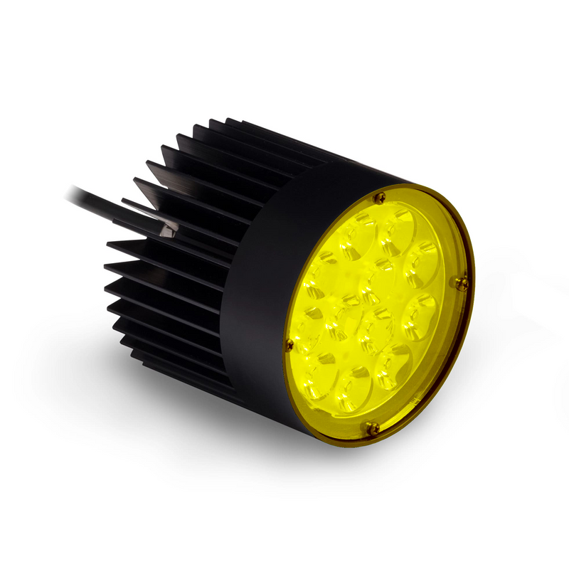 SL246-59024 High Intensity Spot Light, Amber (590nm), 24 Volt Driver | Advanced Illumination