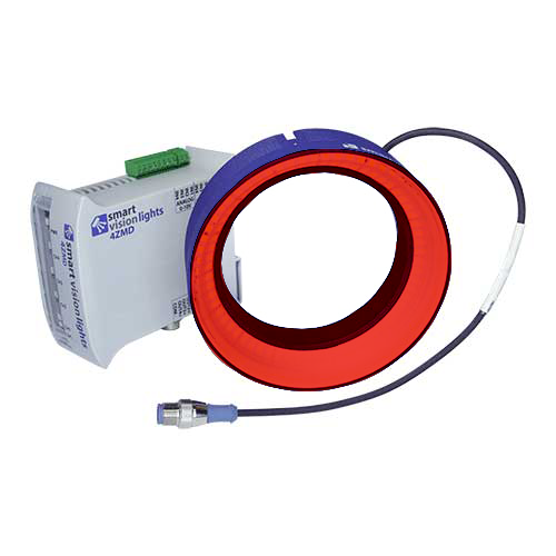 RM140-4Z-625-KIT | RM140-4Z Multi Zone Mini Ring Light (140mm) | 625nm Red Light, Driver Included