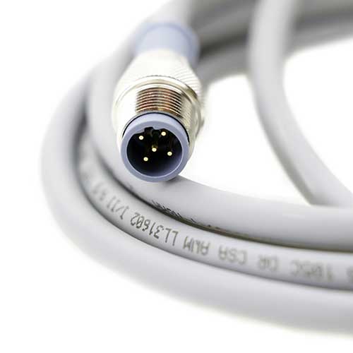5PM12-J2000-KR Jumper Cable (Reverse Key) - Machine Vision Direct